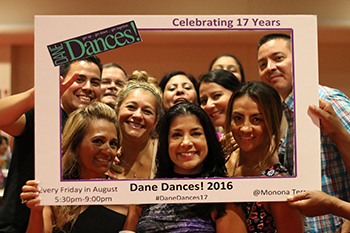 Friends enjoying Dane Dances in 2016